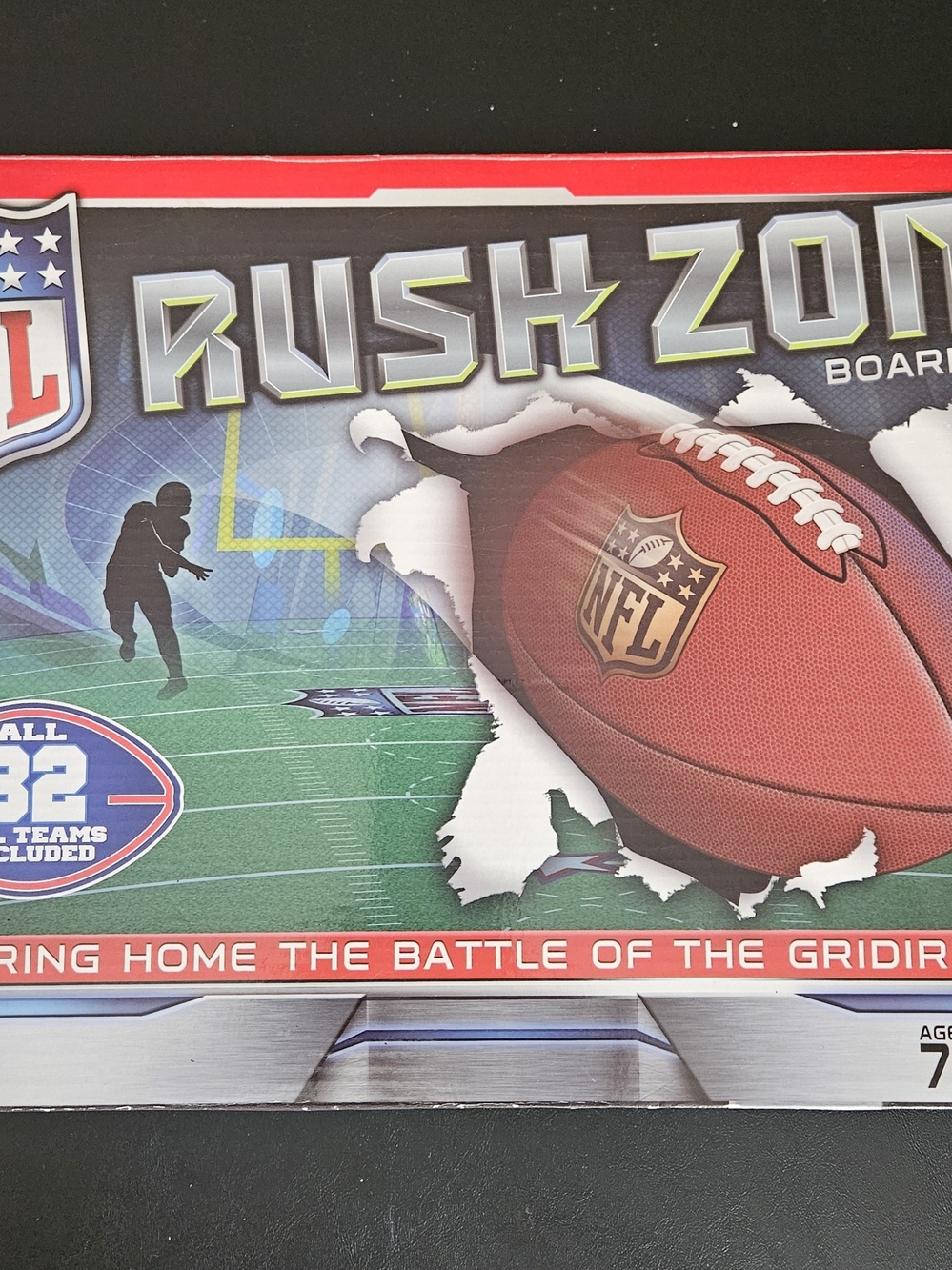 NFL Rush Zone Board Game - Red and Green Football Action